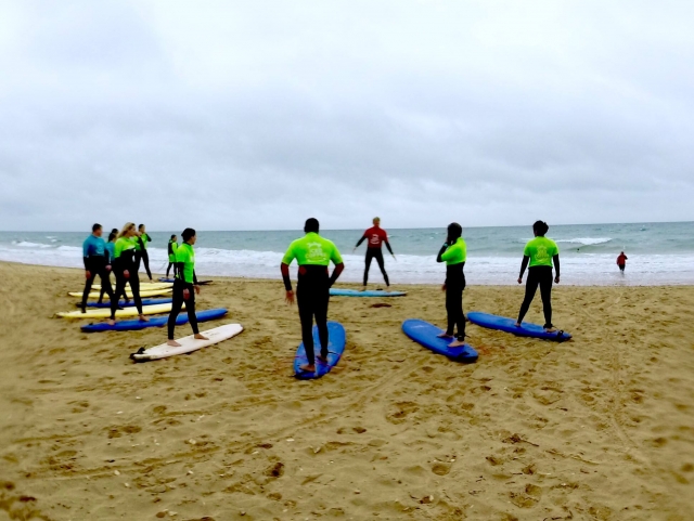  Breve Forting antes de ir al Water Bournemouth Surf School